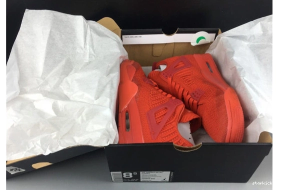 FLYKNIT JORDAN 4 AQ3559-600 AQ3559-600 AIR “RED” 0829